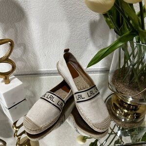 Ralph Lauren Cream Espadrilles